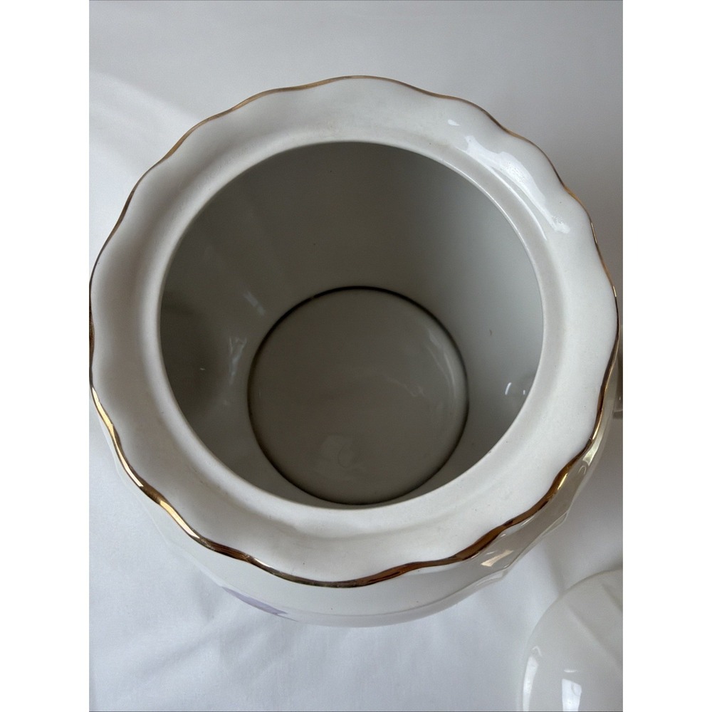 Vintage Crown Dorset Staffordshire Floral Teapot Gold Trim Fine Ceramic - Picture 8 of 16
